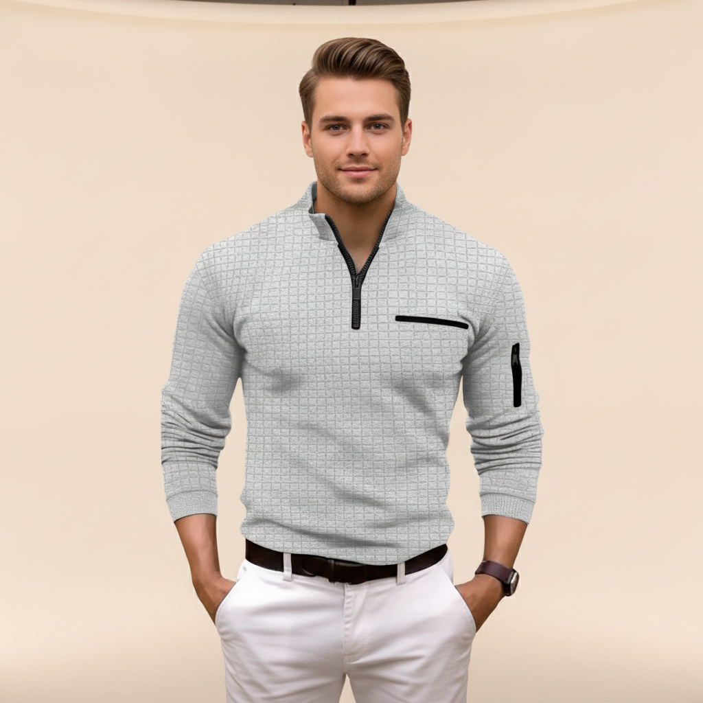 Andrey - Chemise élégante avec demi-zip