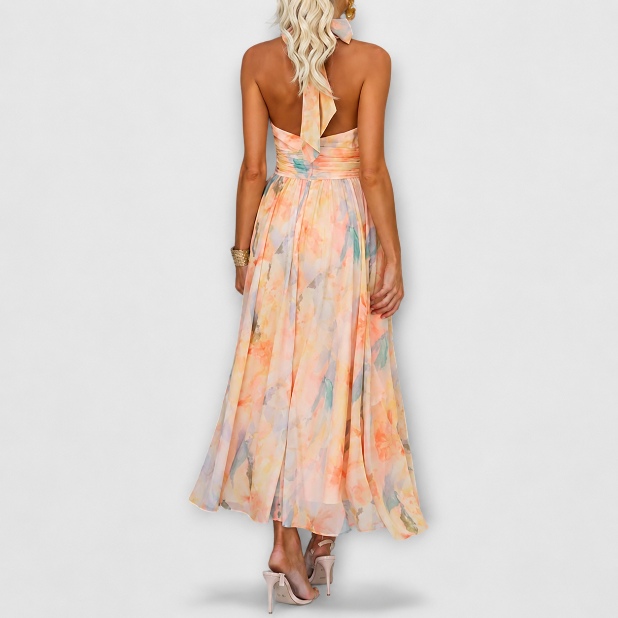 Elettra - Robe Chic et Aérienne Dos Nu
