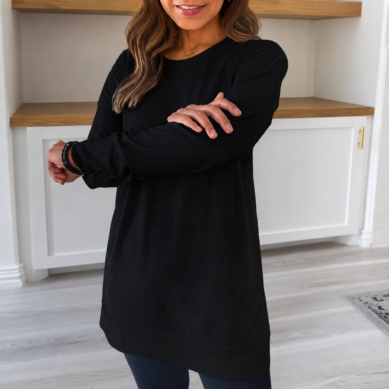 Magali - Chemise Chic à Col Rond