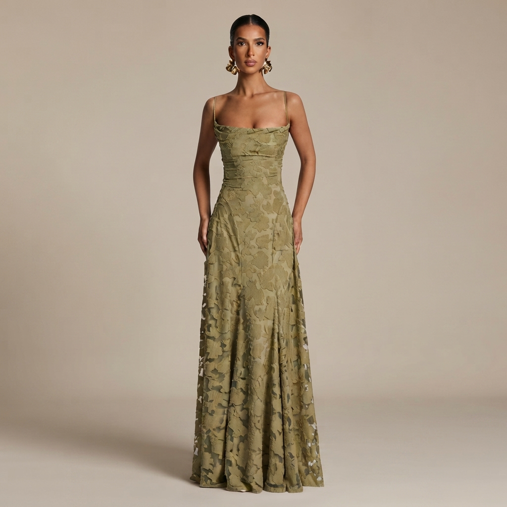 Helena - Robe Longue Élégante Dos Nu