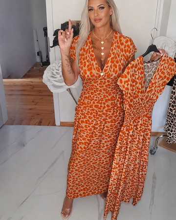 Dyshelle - Robe Bohème Chic à Col V