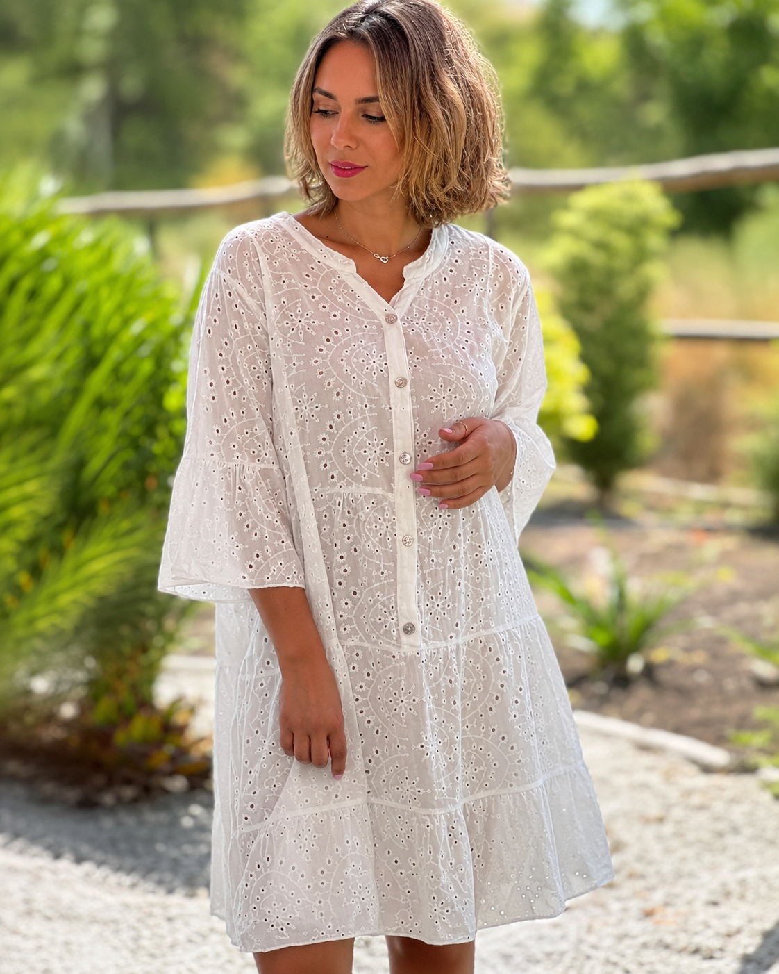 Melania - Blouse Chic à Col en V