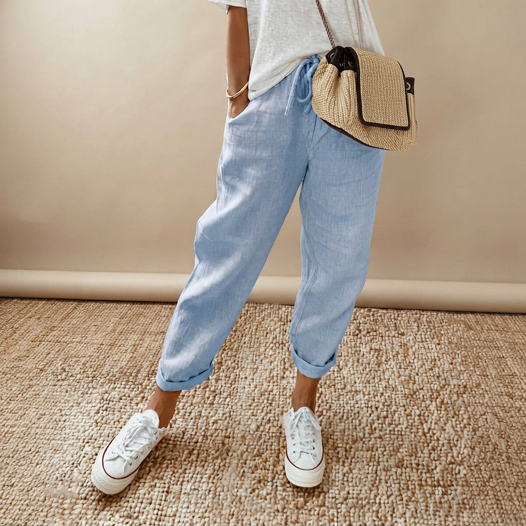 Elwyn - Pantalon confortable à taille élastique