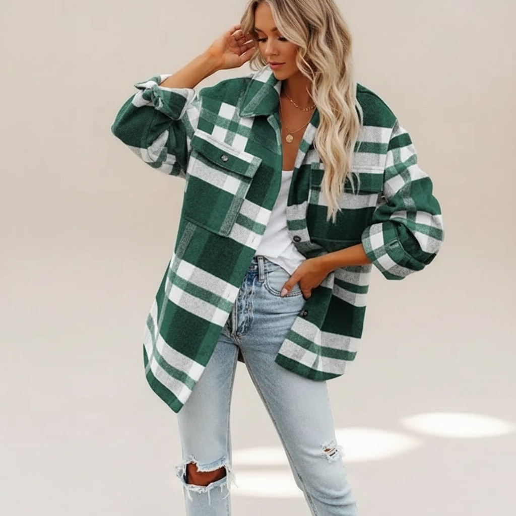 Mailys - Chemise Décontractée à Boutons