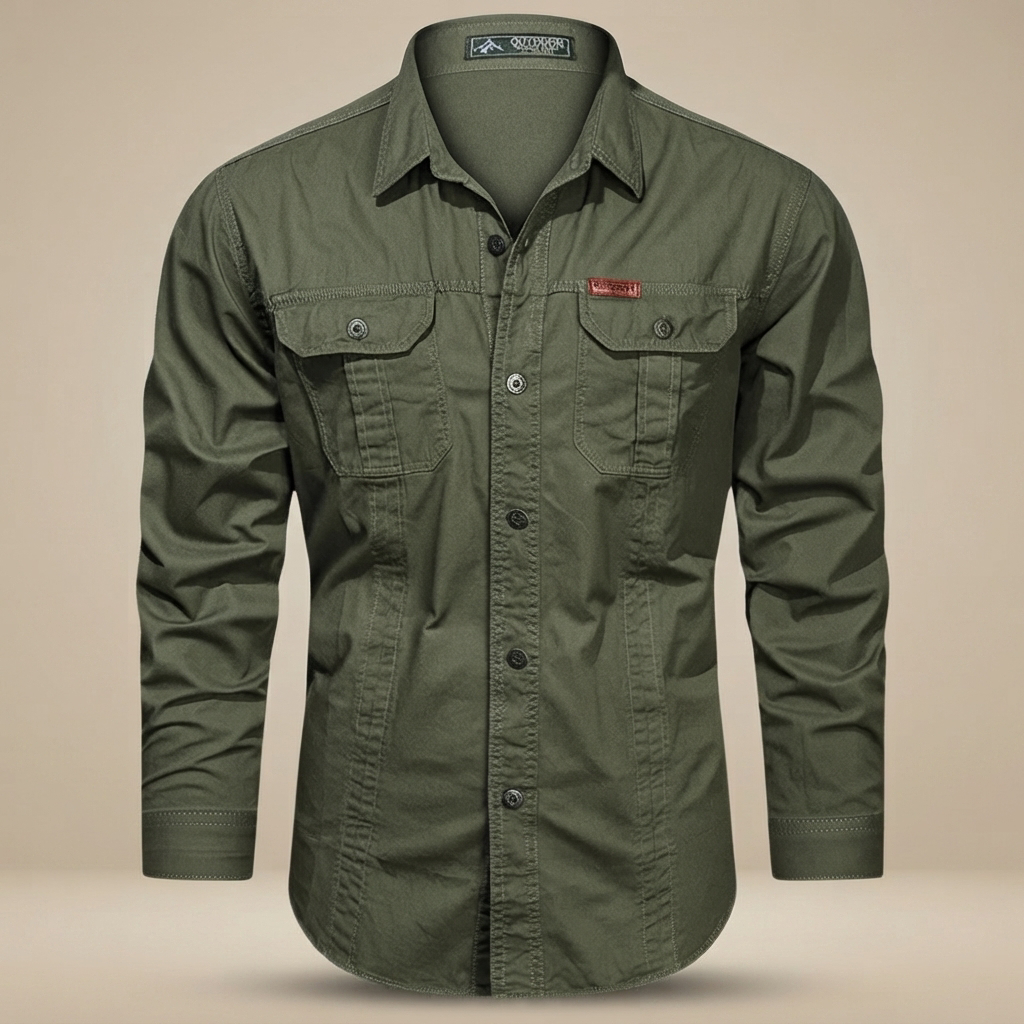 Hayden - Chemise Cargo Longue à Poches Multiples