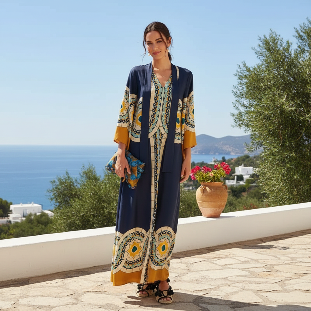 Kymbrea - Robe Maxi Large et Élégante