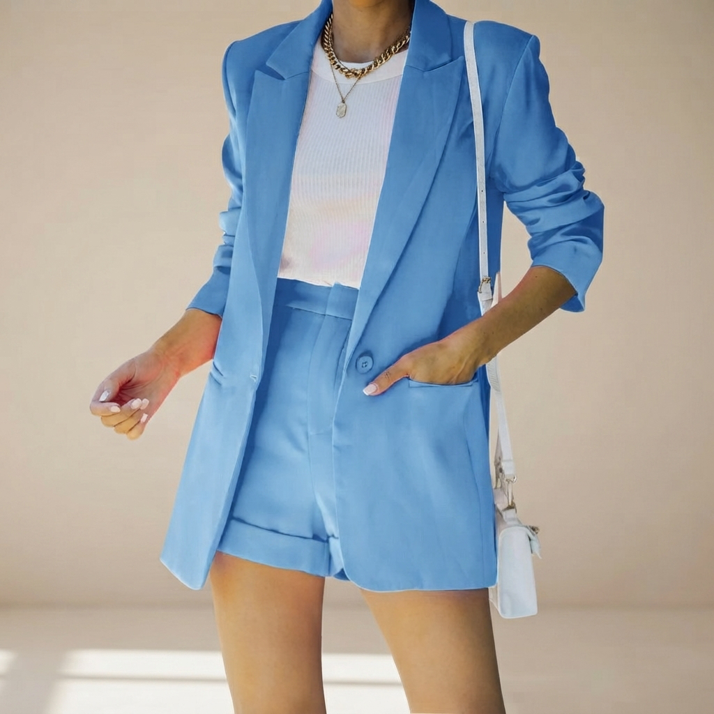 Geraldine - Ensemble chic de costume court