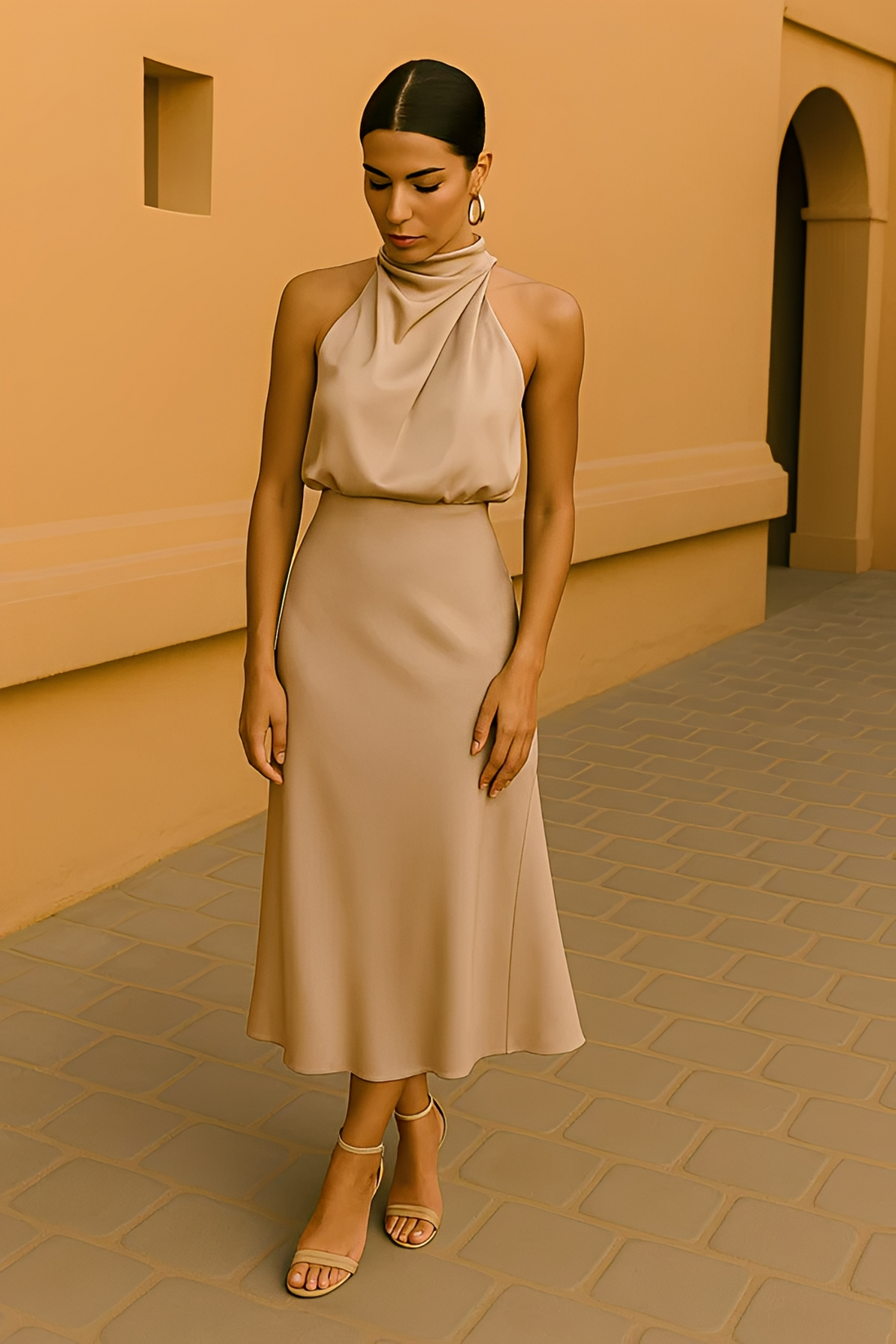 Selina - Robe Chic Sans Manches