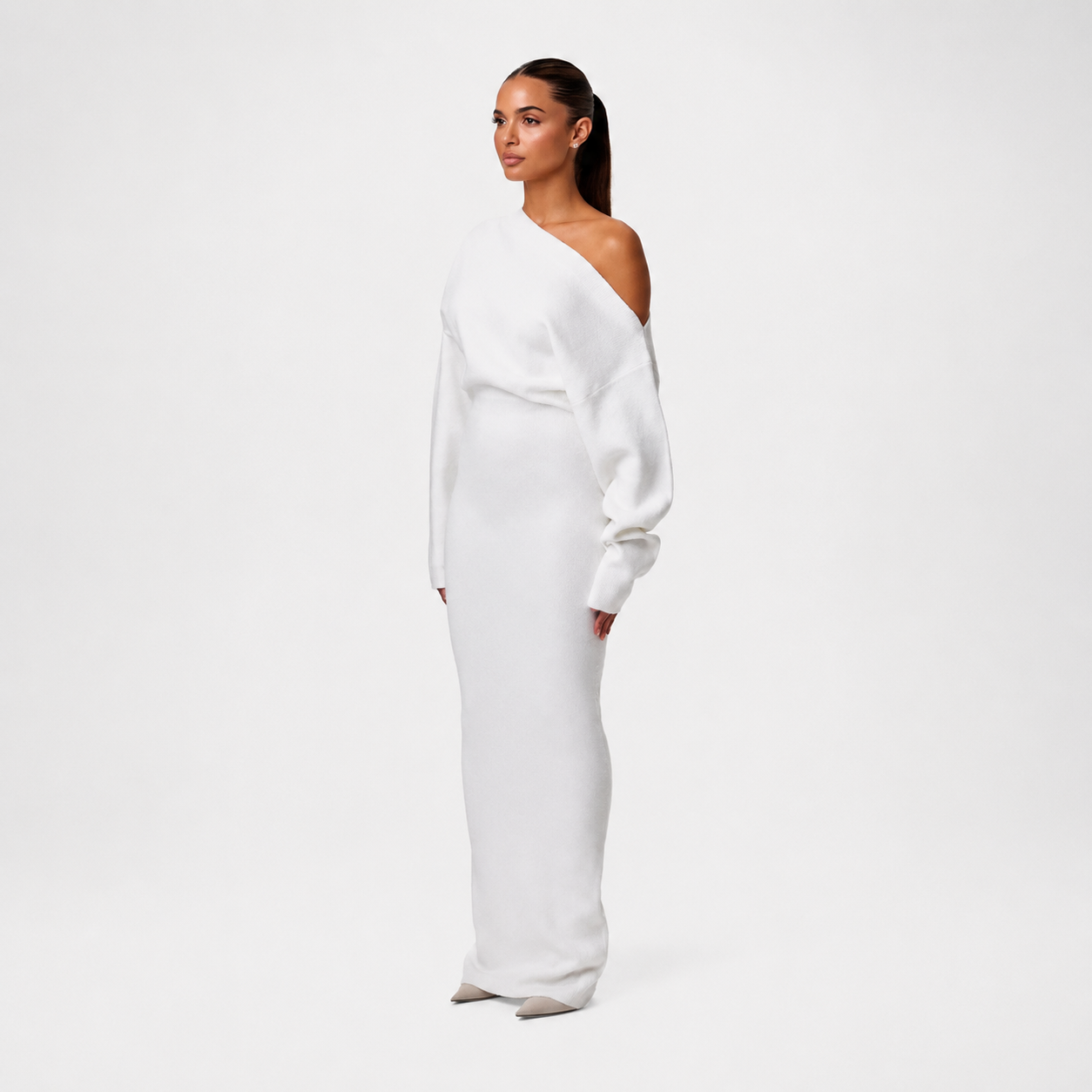 Tahlia - Robe Maxi Chic à Une Épaule