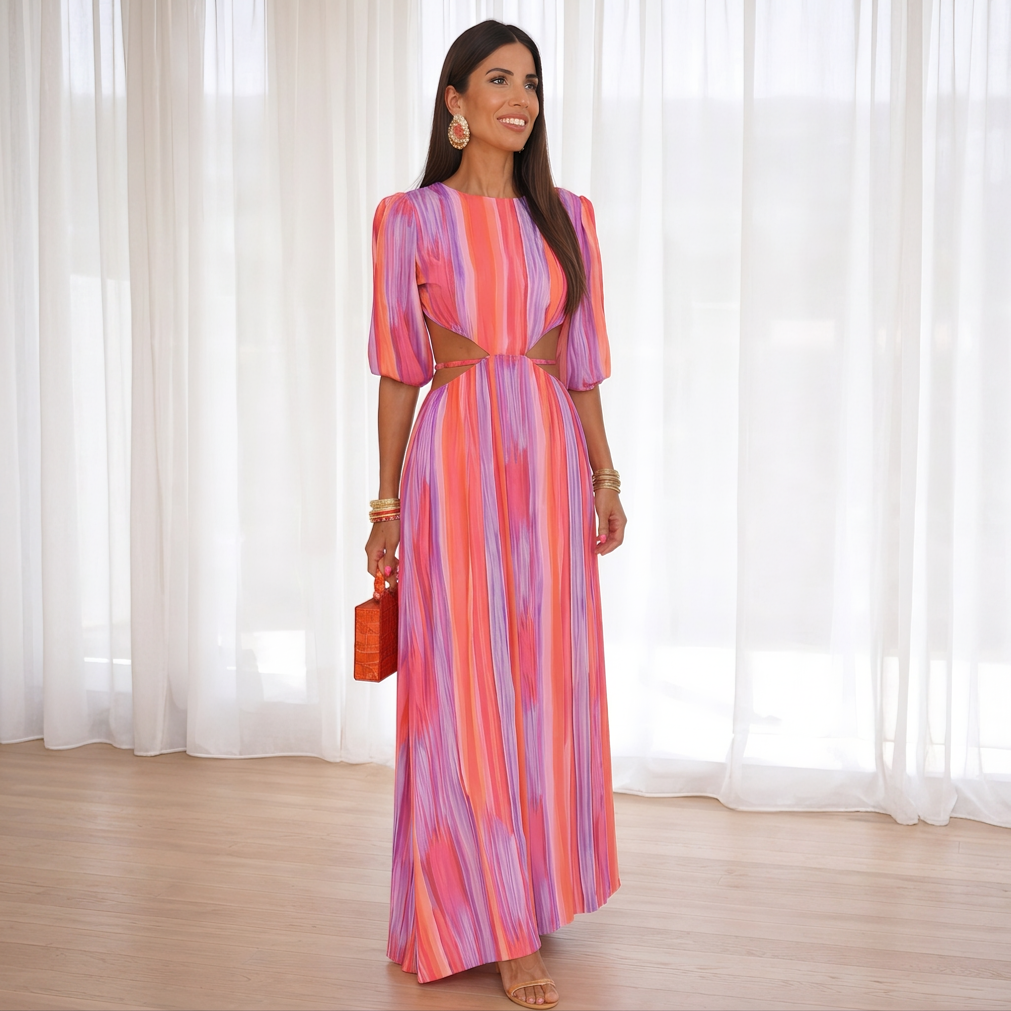 Anja - Robe Chic Dos Nu