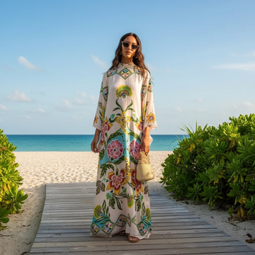 Kymbrea - Robe Maxi Large et Élégante