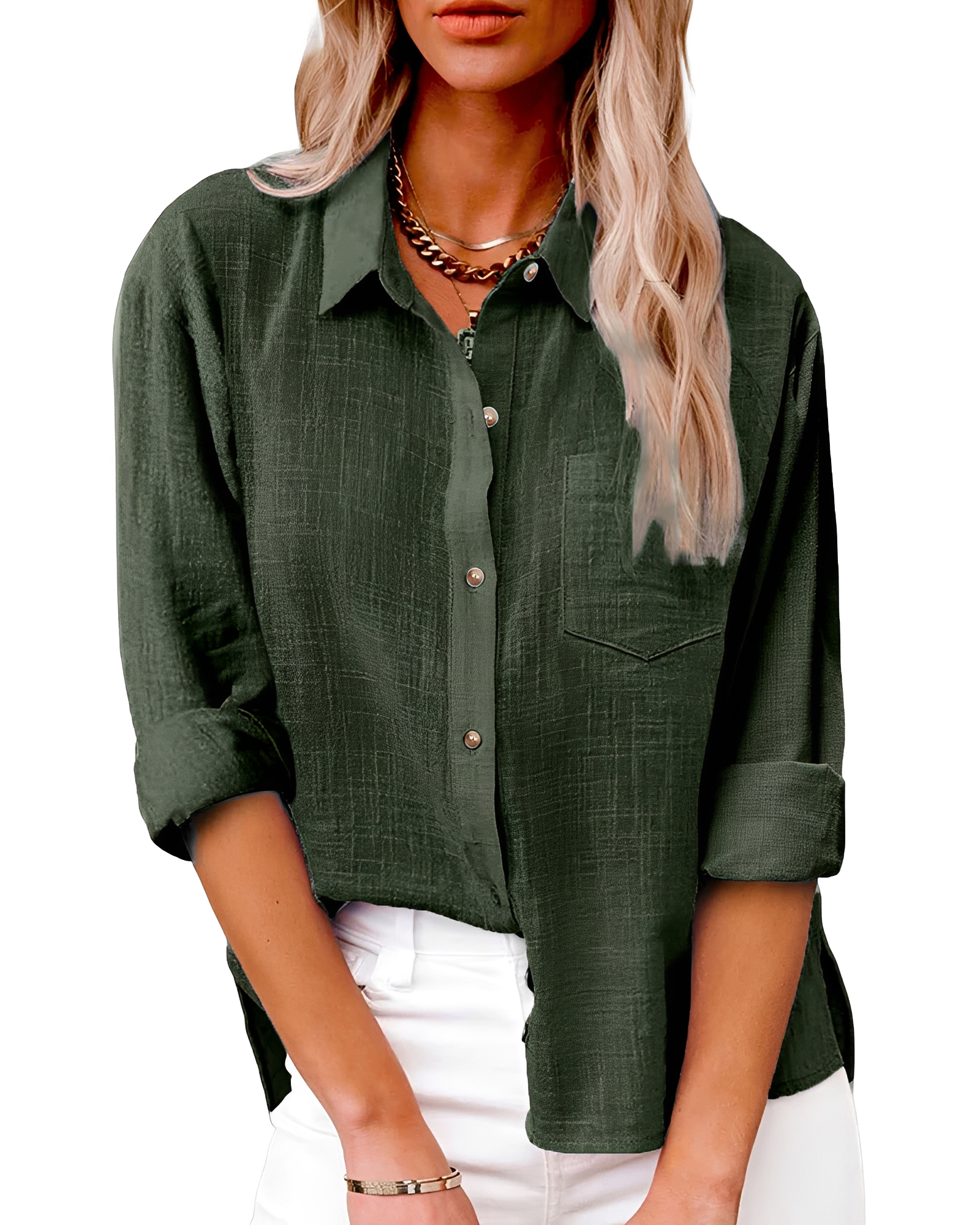 Massima - Chemise contemporaine avec boutons