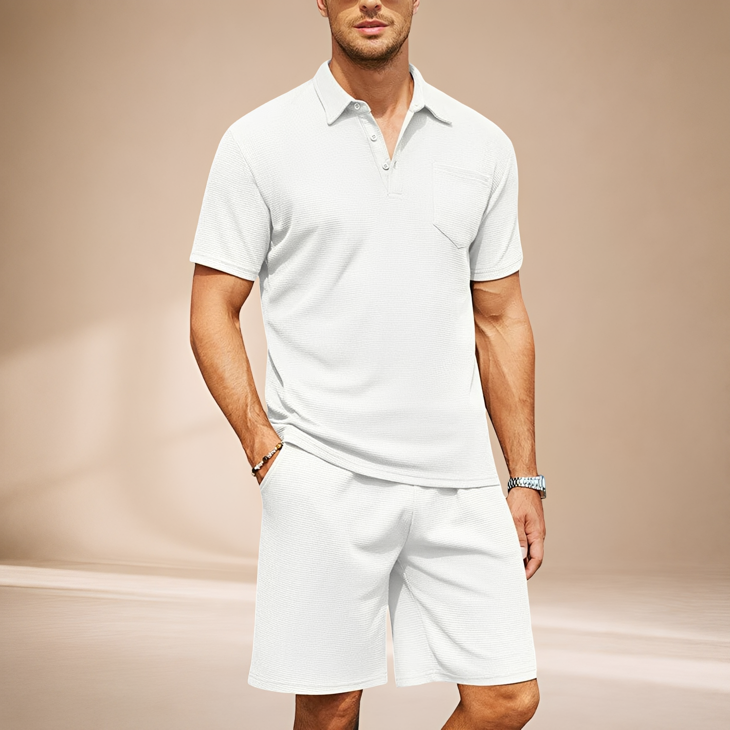 Barry - Ensemble Polo Texturé Cintré