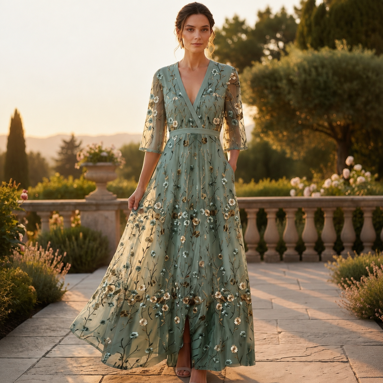 Florence - Robe Maxi Élégante et Légère