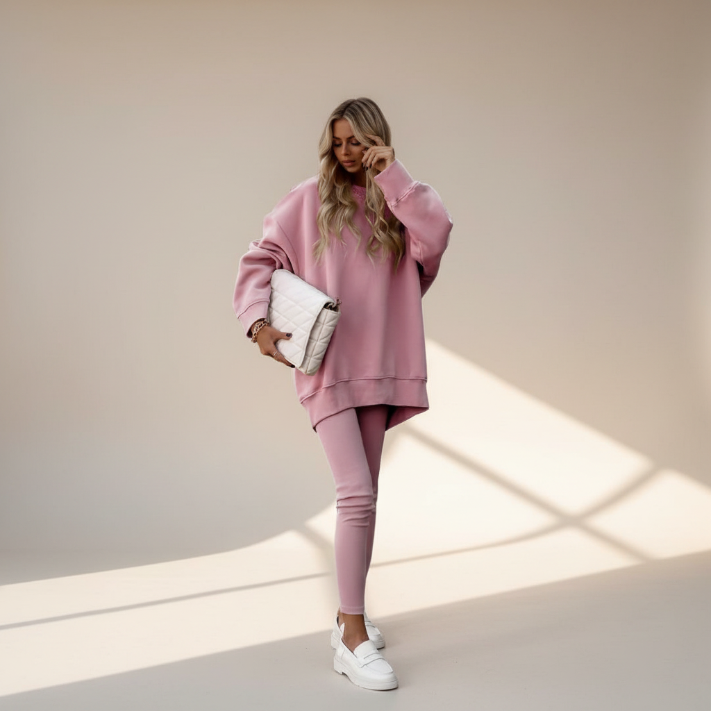 Jashanna - Ensemble Pantalon Ample à Manches Longues