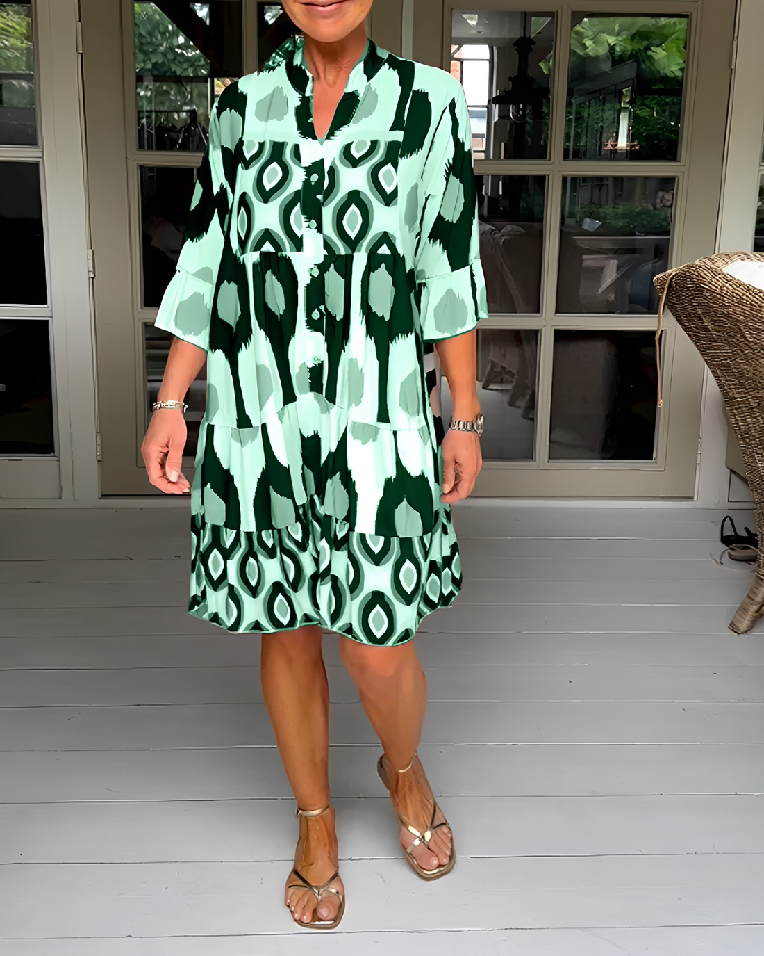 Faiza - Robe Courte Large et Stylée