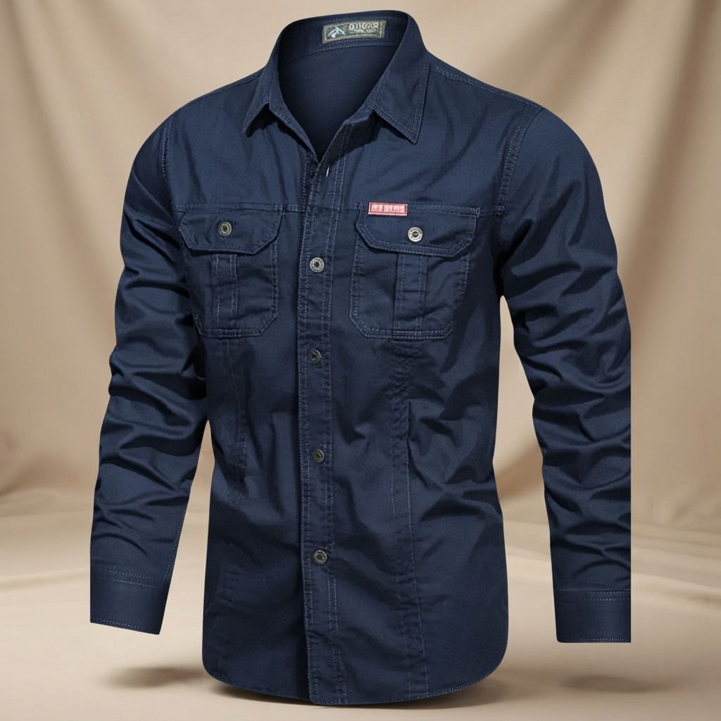 Hayden - Chemise Cargo Longue à Poches Multiples