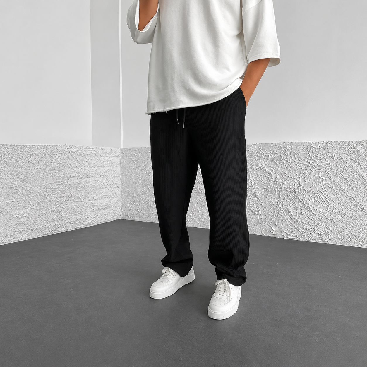 Zeke - Pantalon Relax avec Cordon