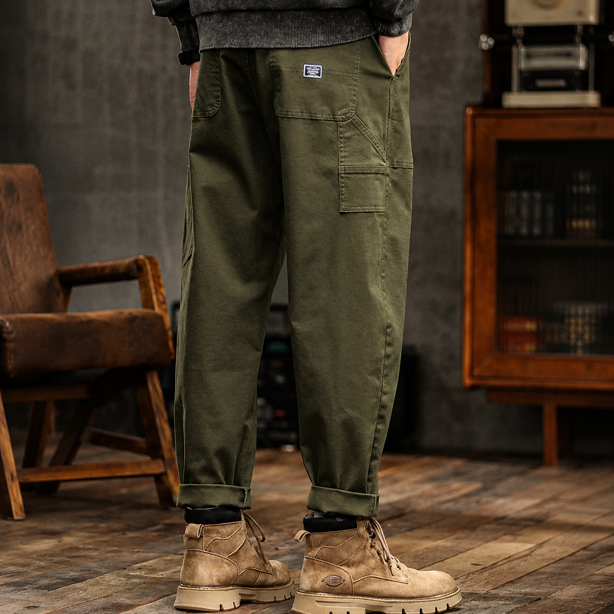 Clyde - Pantalon Large Style Rétro