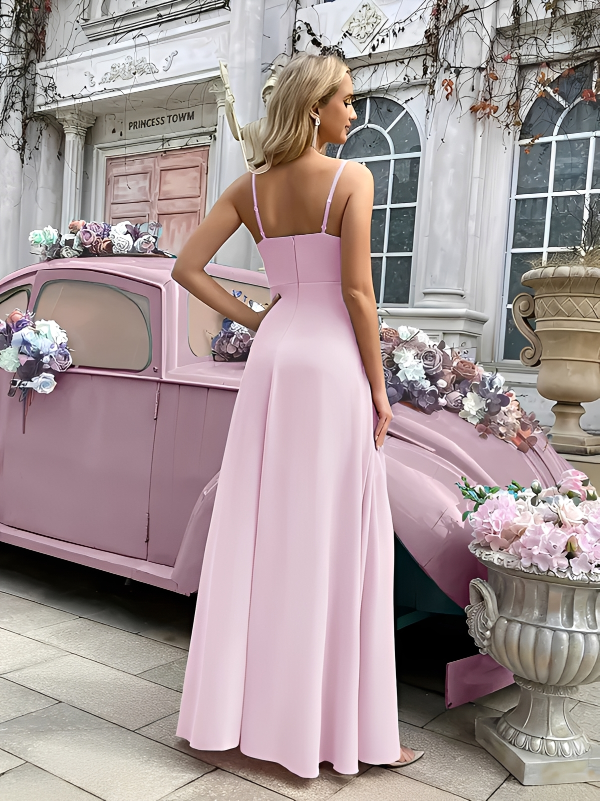 Carline - Robe Maxi Élégante et Raffinée