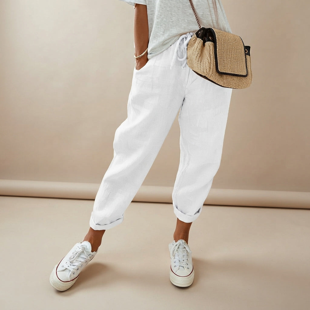 Elwyn - Pantalon confortable à taille élastique