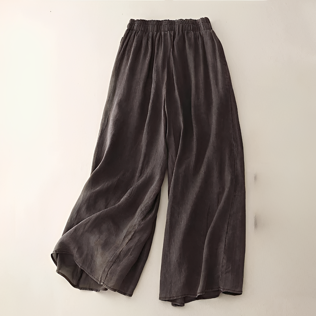 Zavina - Pantalon Décontracté à Taille Élastique