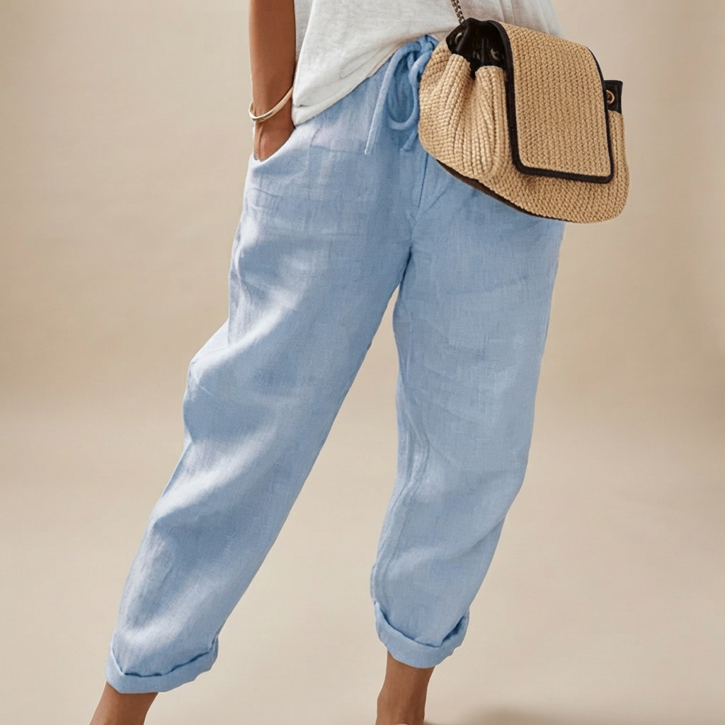 Martinie - Pantalon Relax à Cordon