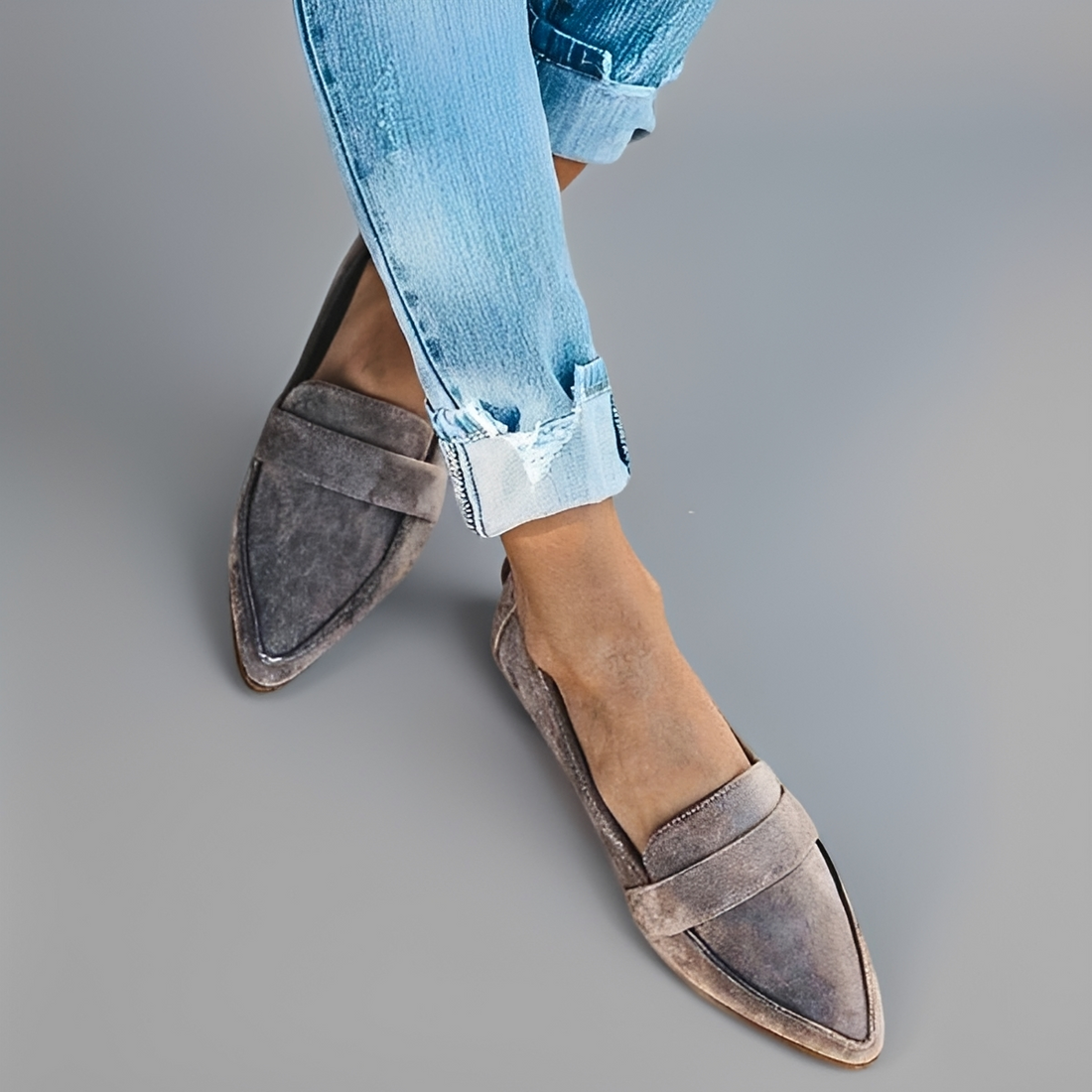 Dalanie - Souliers Décontractés à Bout Pointu