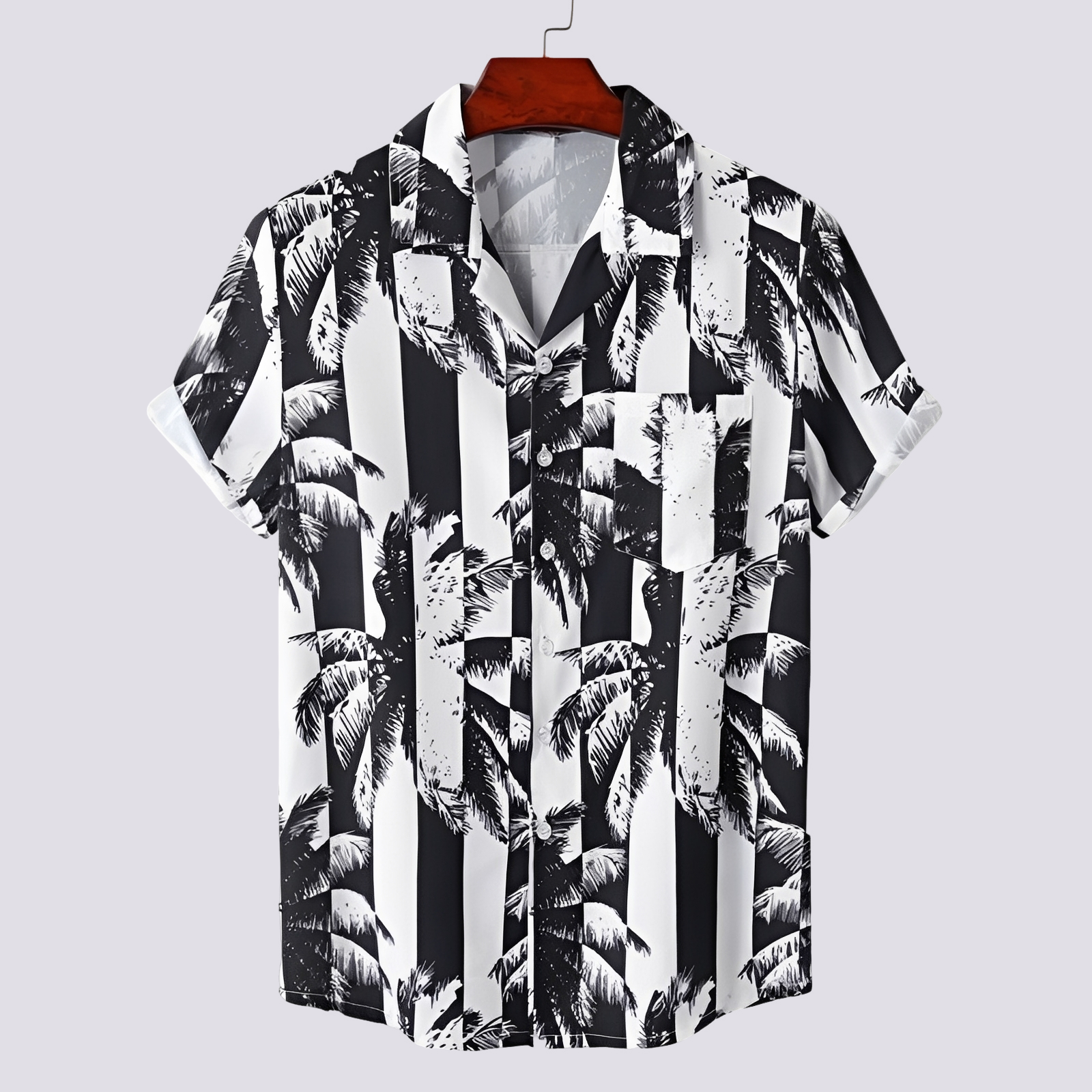 Ronan - Chemise homme chic à motif hawaïen