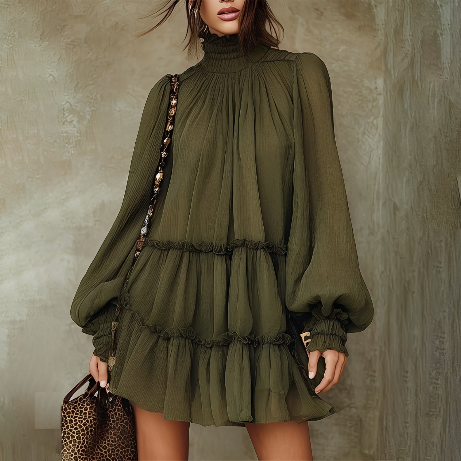 Mayeth - Robe Courte Chic et Évasée