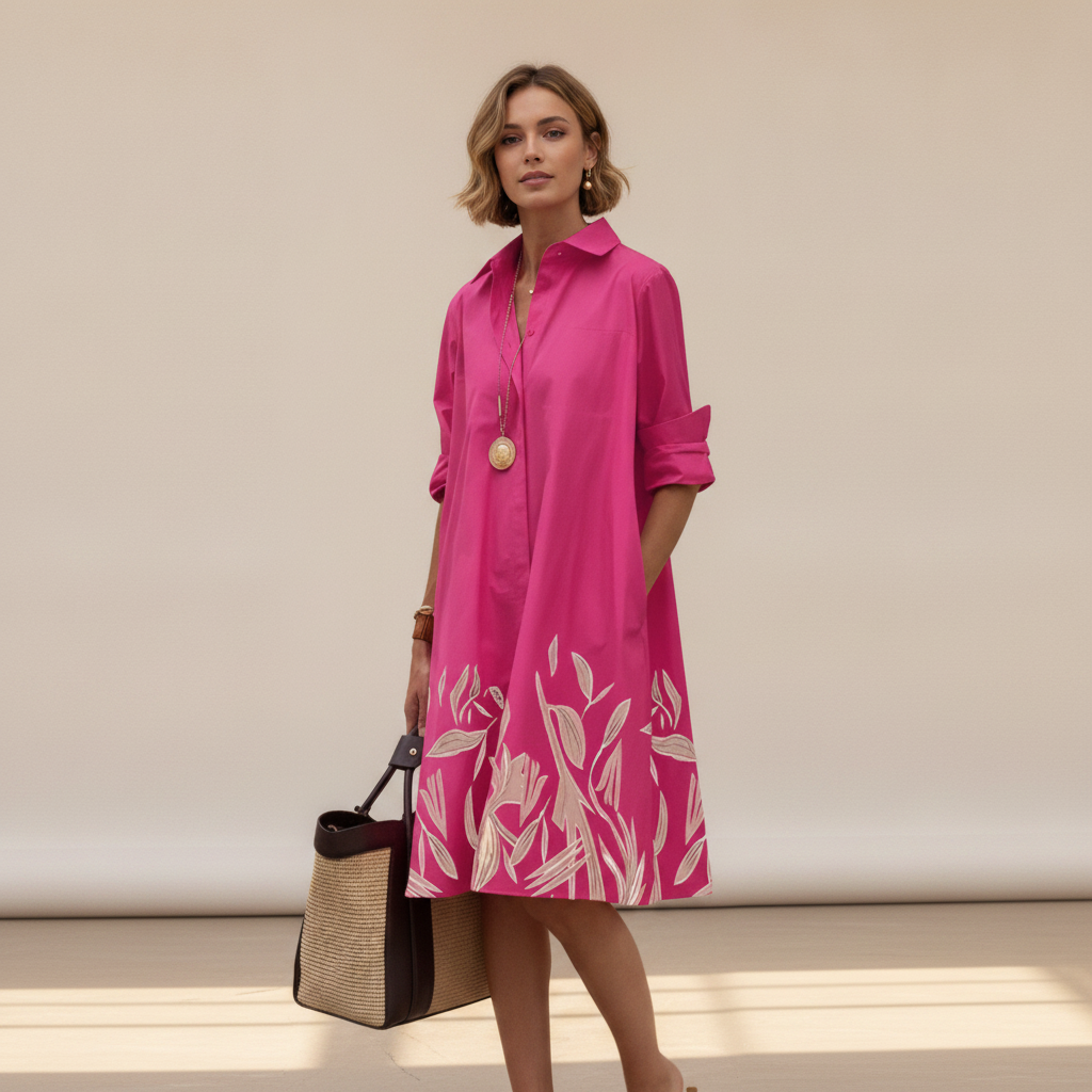 Gameela - Robe Élégante à Coupe Large