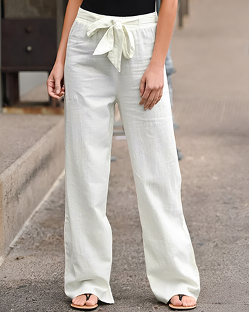 Saniyah - Pantalon avec Taille Élastique et Cordon
