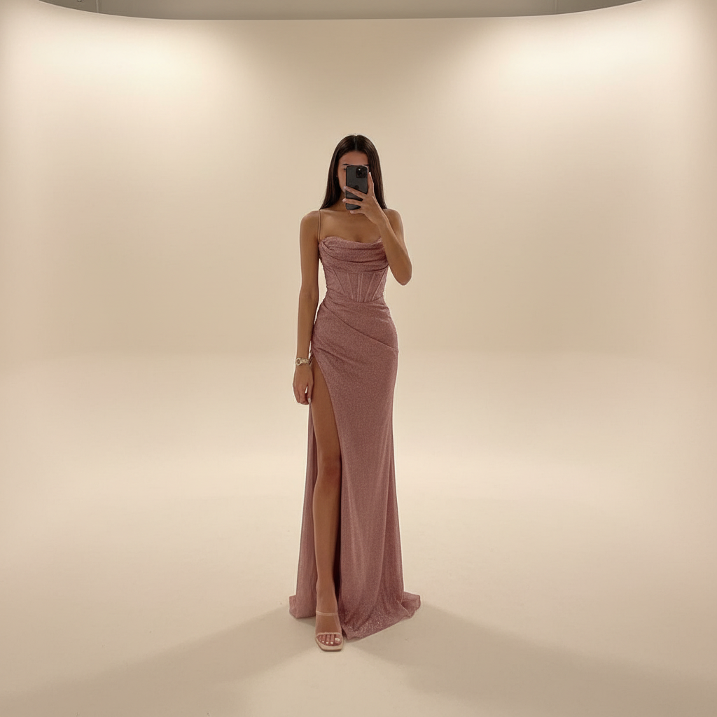 Monique - Robe Maxi Fendue Tendance