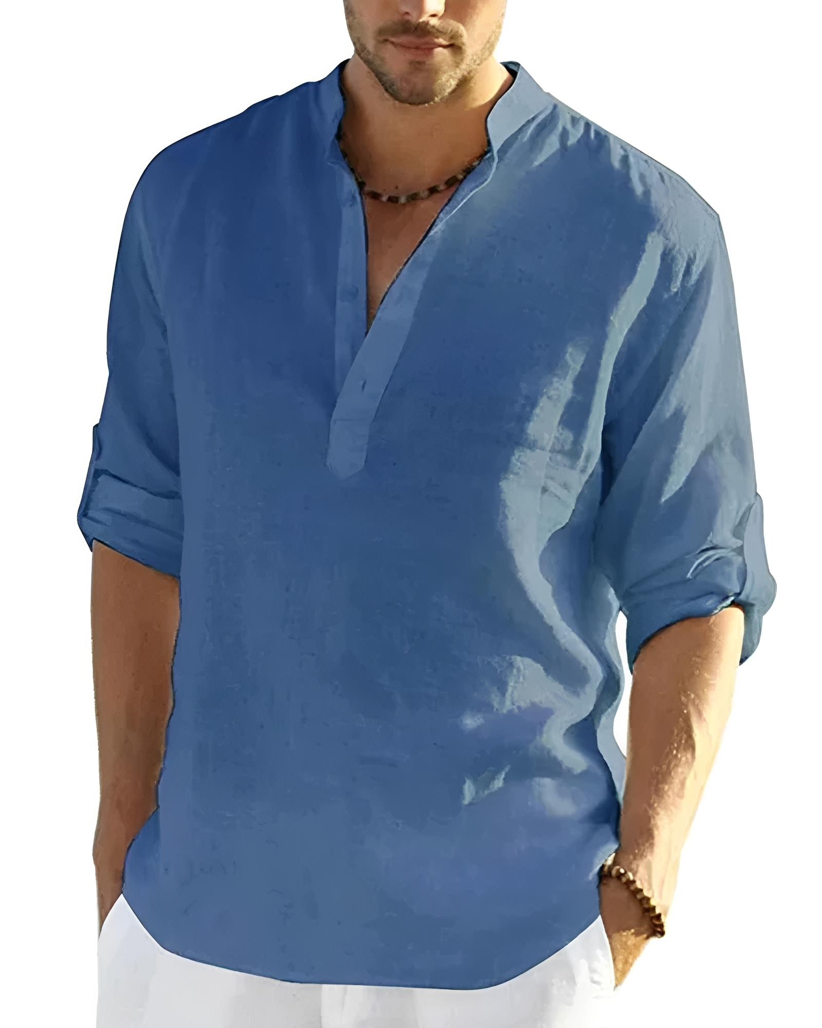 Tristan - Chemise agréable à col en V