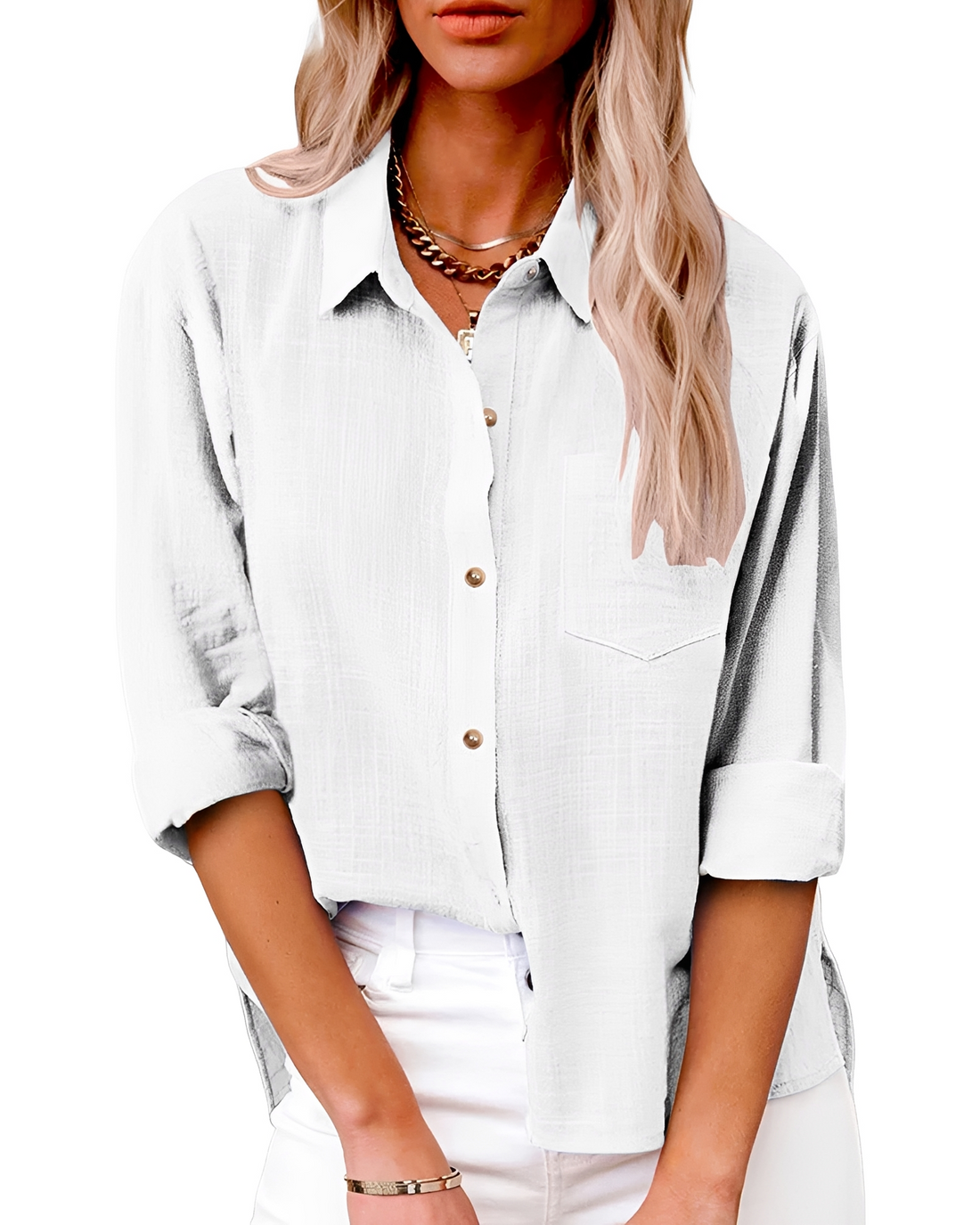 Massima - Chemise contemporaine avec boutons