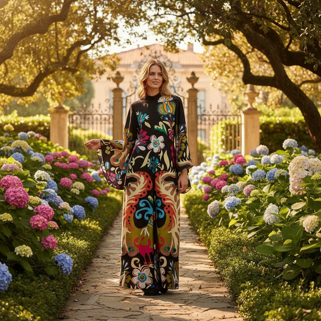 Kymbrea - Robe Maxi Large et Élégante