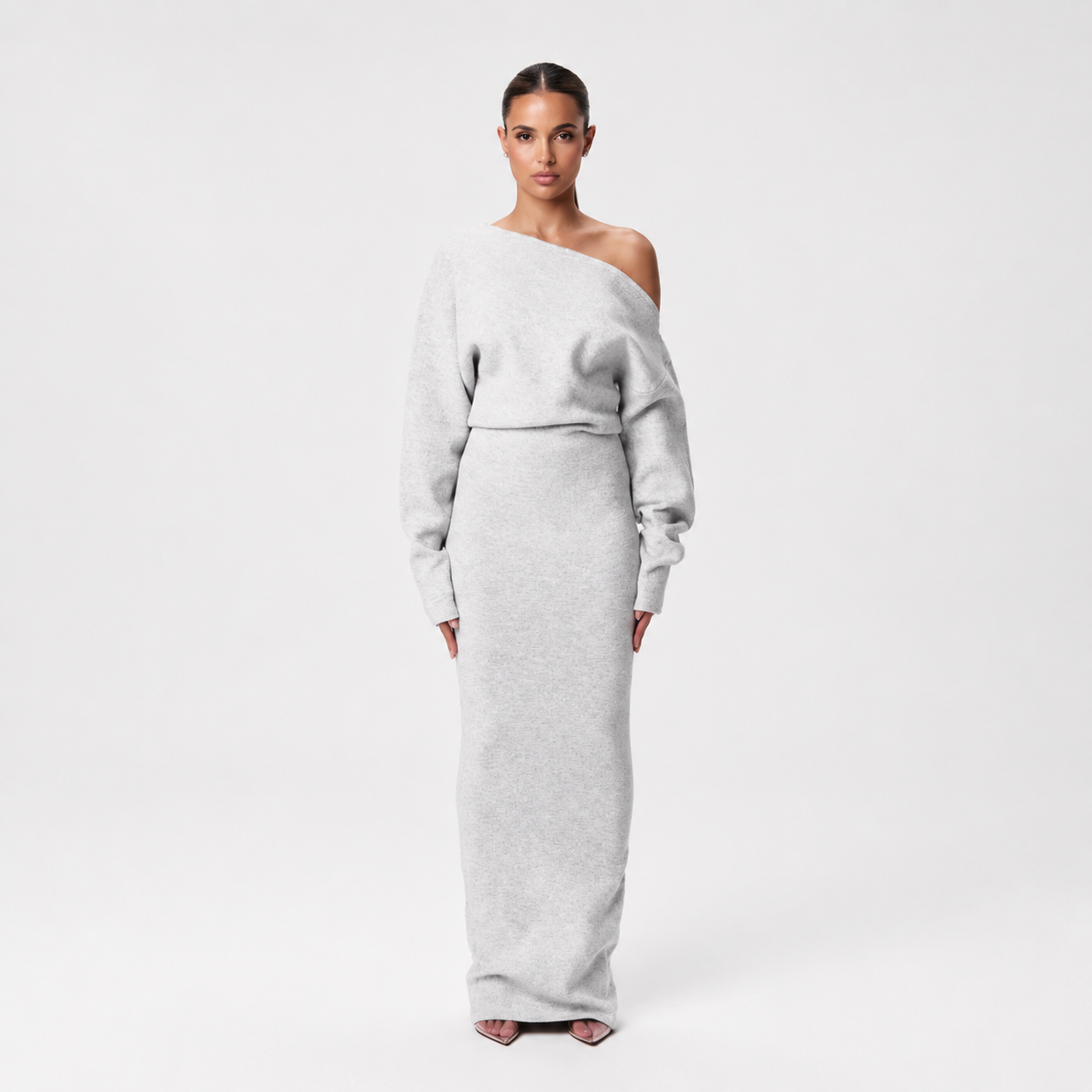 Tahlia - Robe Maxi Chic à Une Épaule