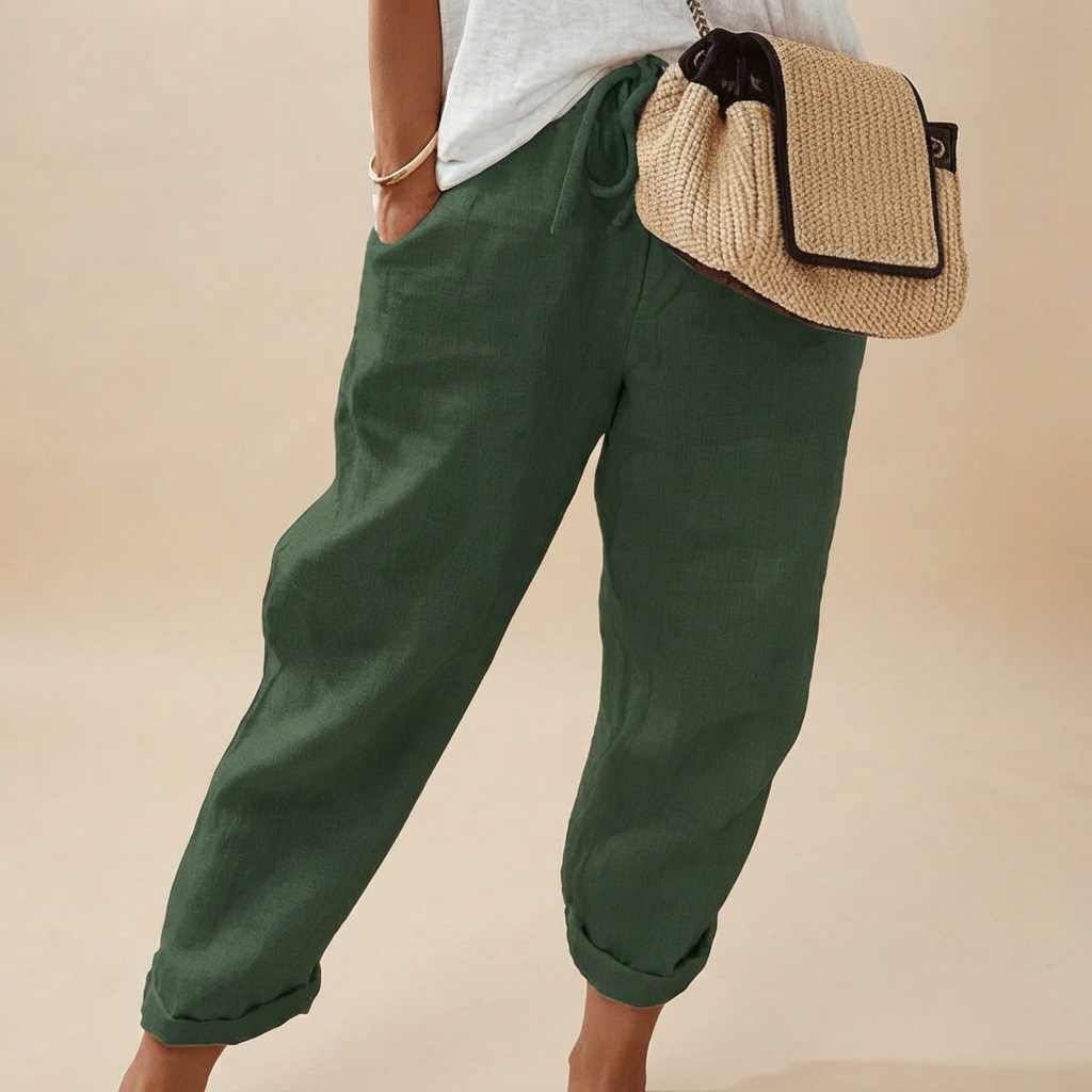 Martinie - Pantalon Relax à Cordon