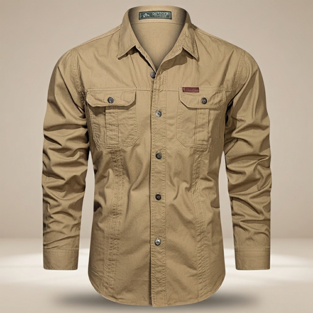 Hayden - Chemise Cargo Longue à Poches Multiples