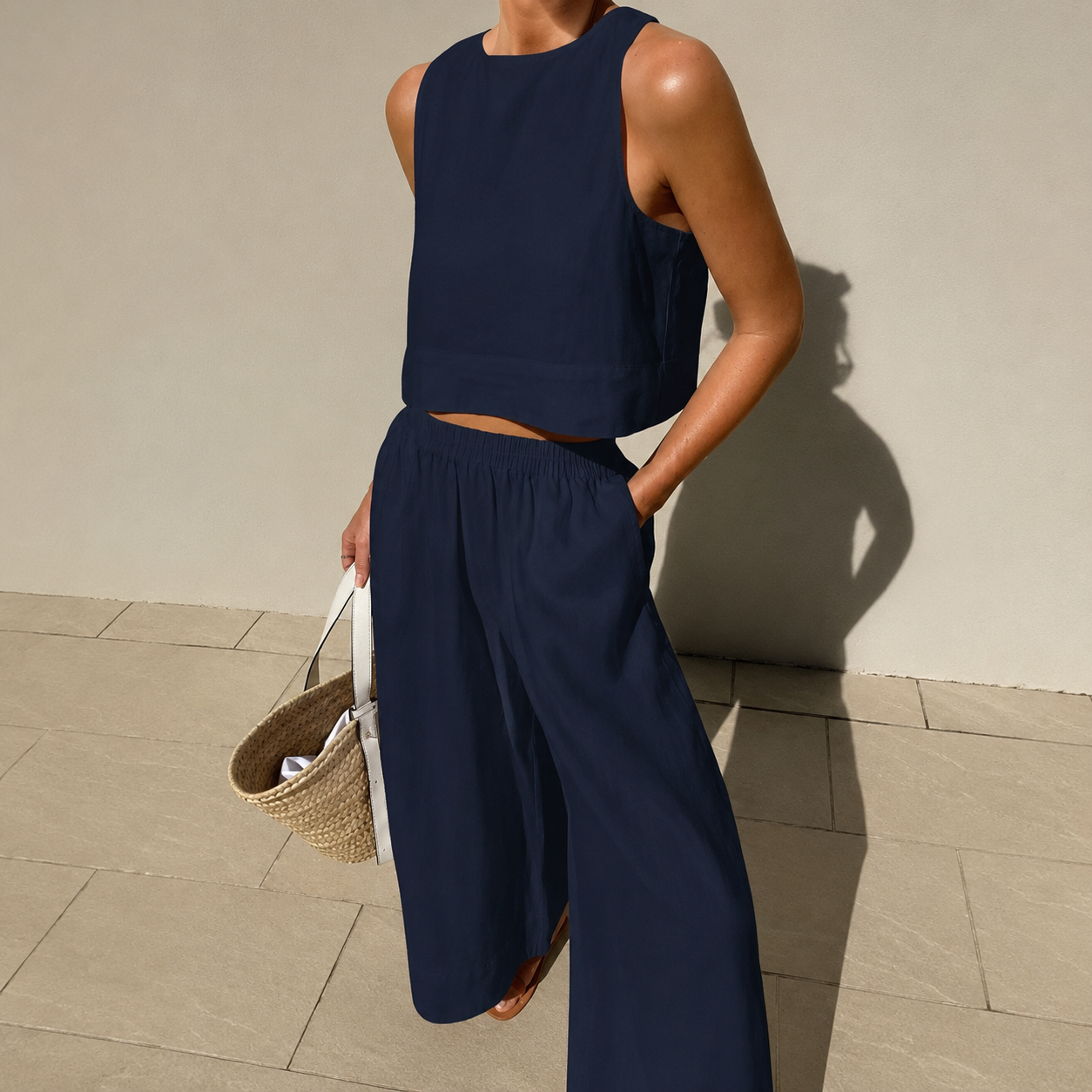 Thelma - Ensemble Relax Pantalon Coupe Large