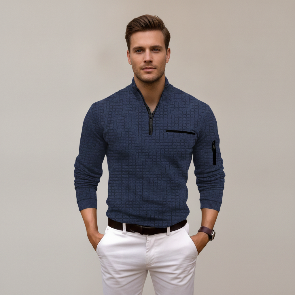 Andrey - Chemise élégante avec demi-zip