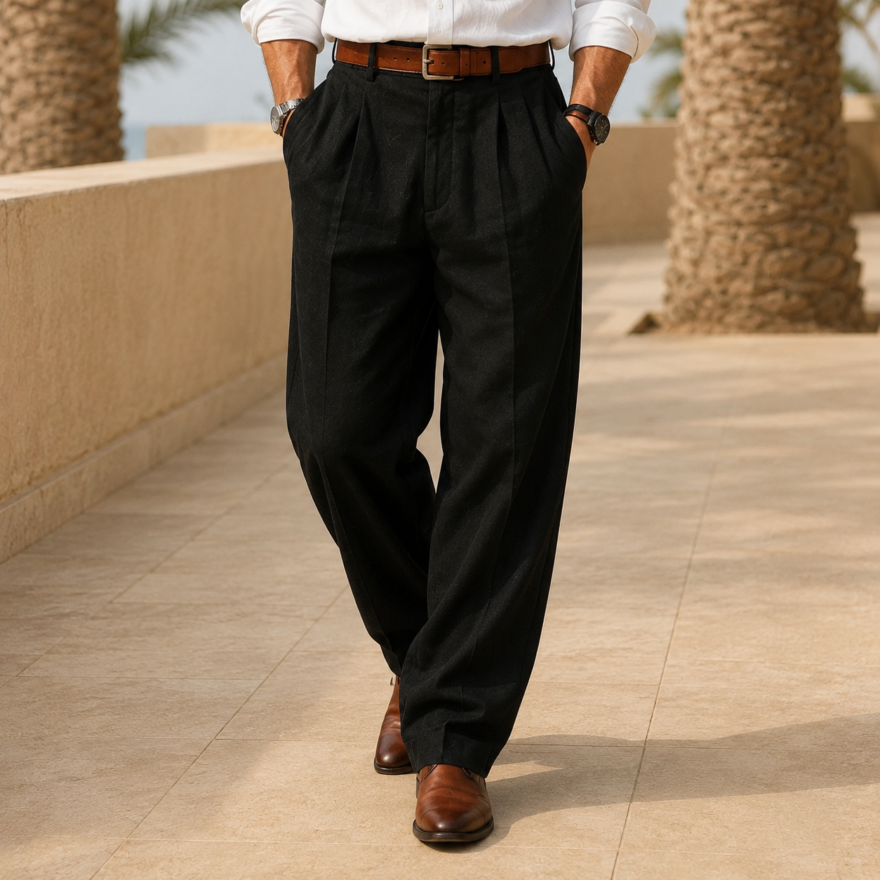 Edwin - Pantalon Vintage Coupe Ample