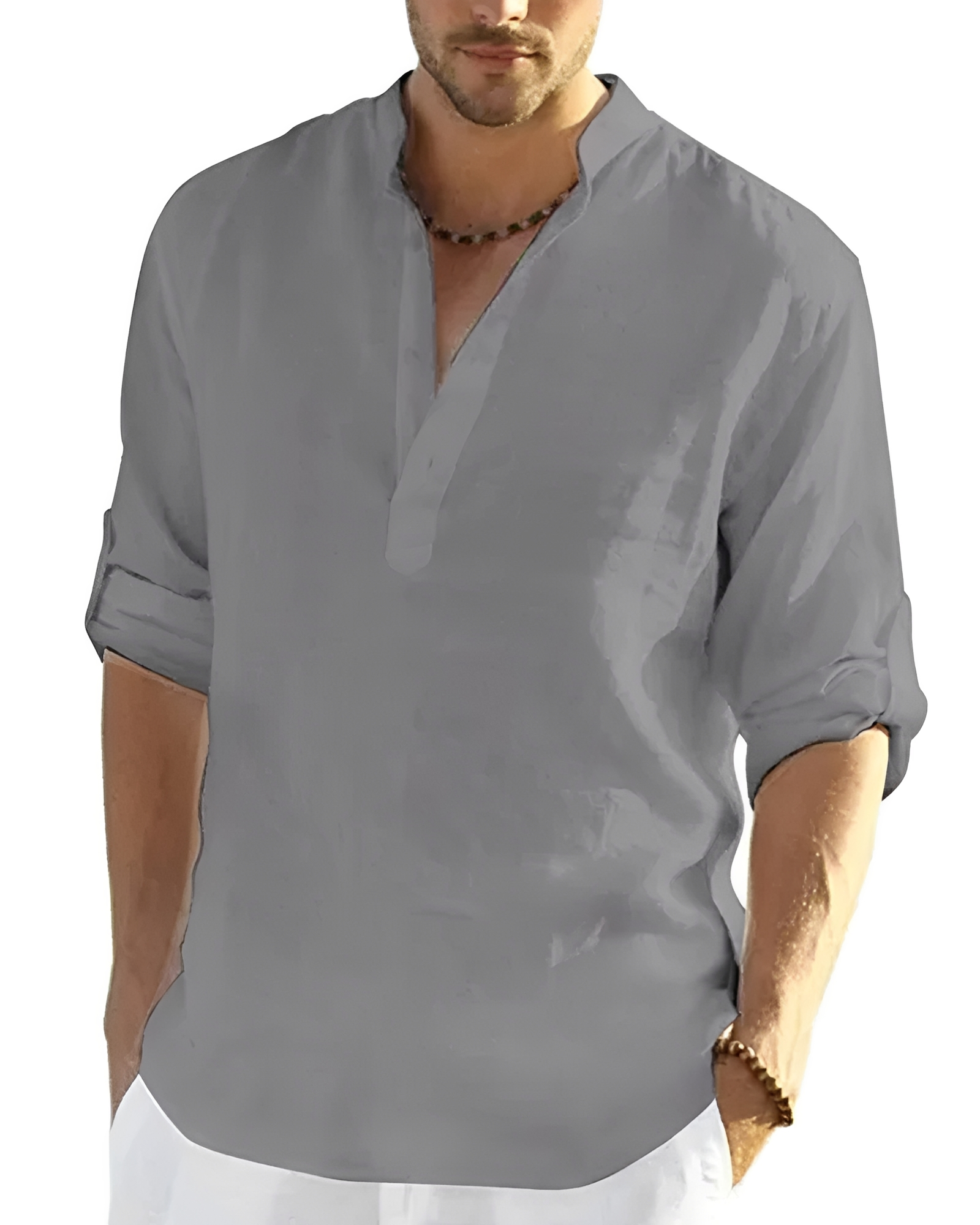 Tristan - Chemise agréable à col en V