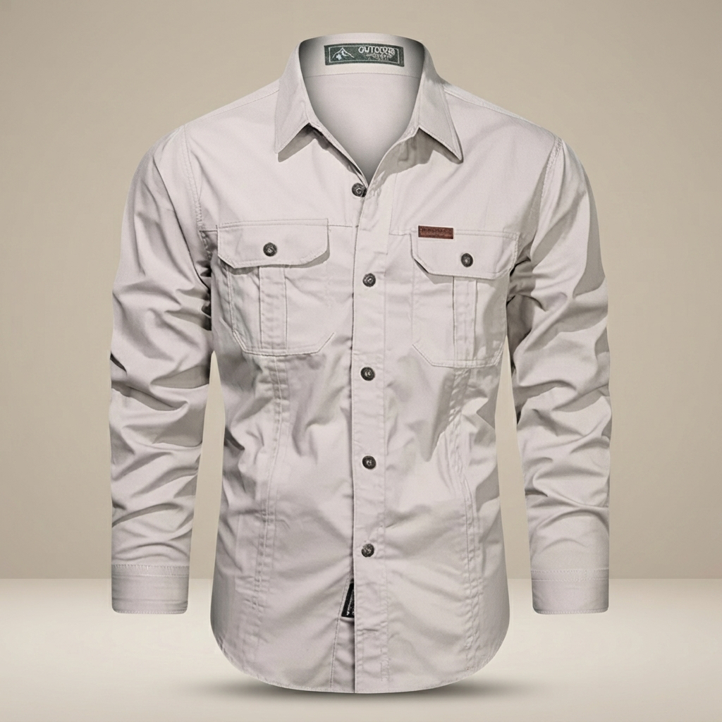 Hayden - Chemise Cargo Longue à Poches Multiples