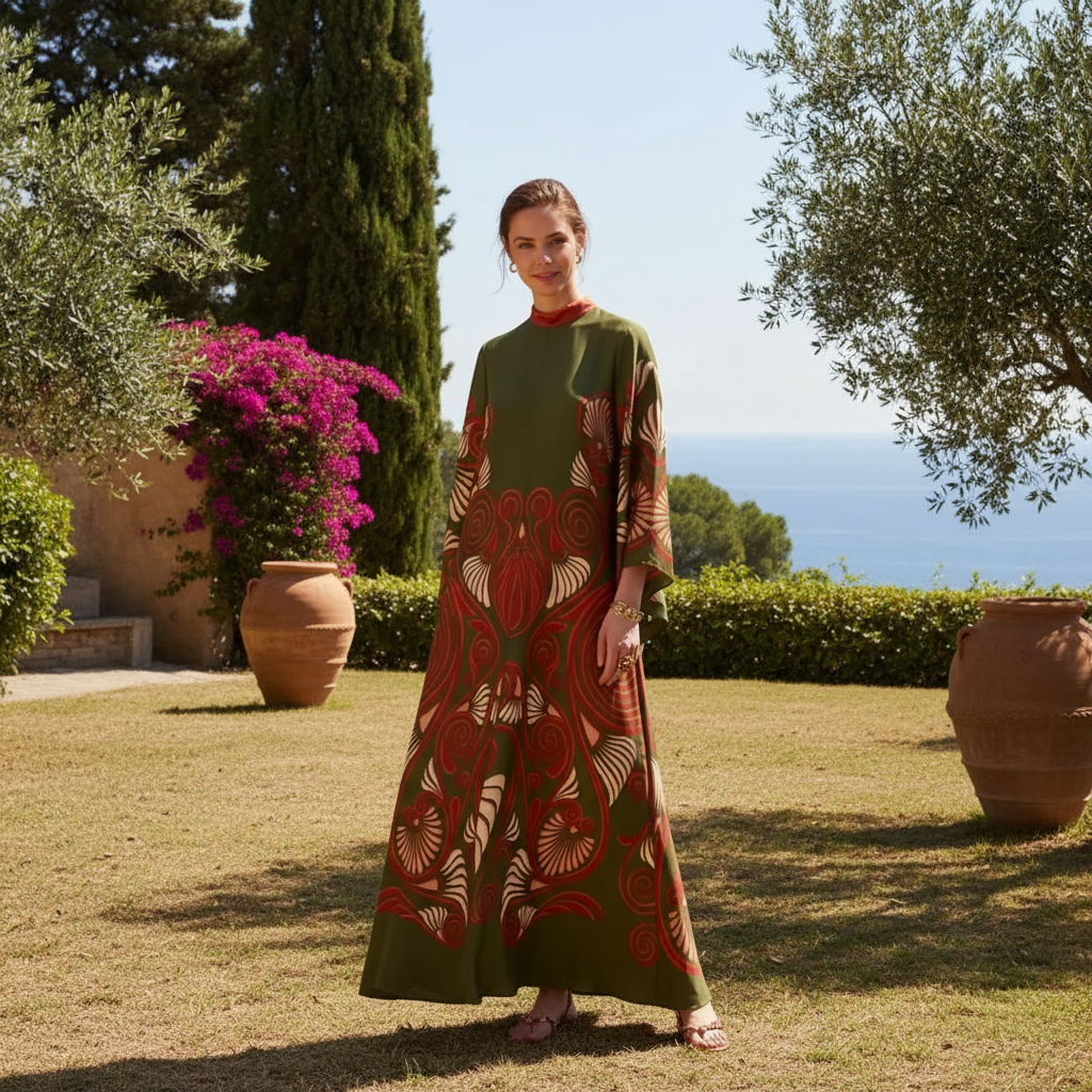 Kymbrea - Robe Maxi Large et Élégante