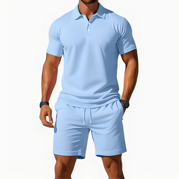 Aldrin - Ensemble polo et short homme à la mode