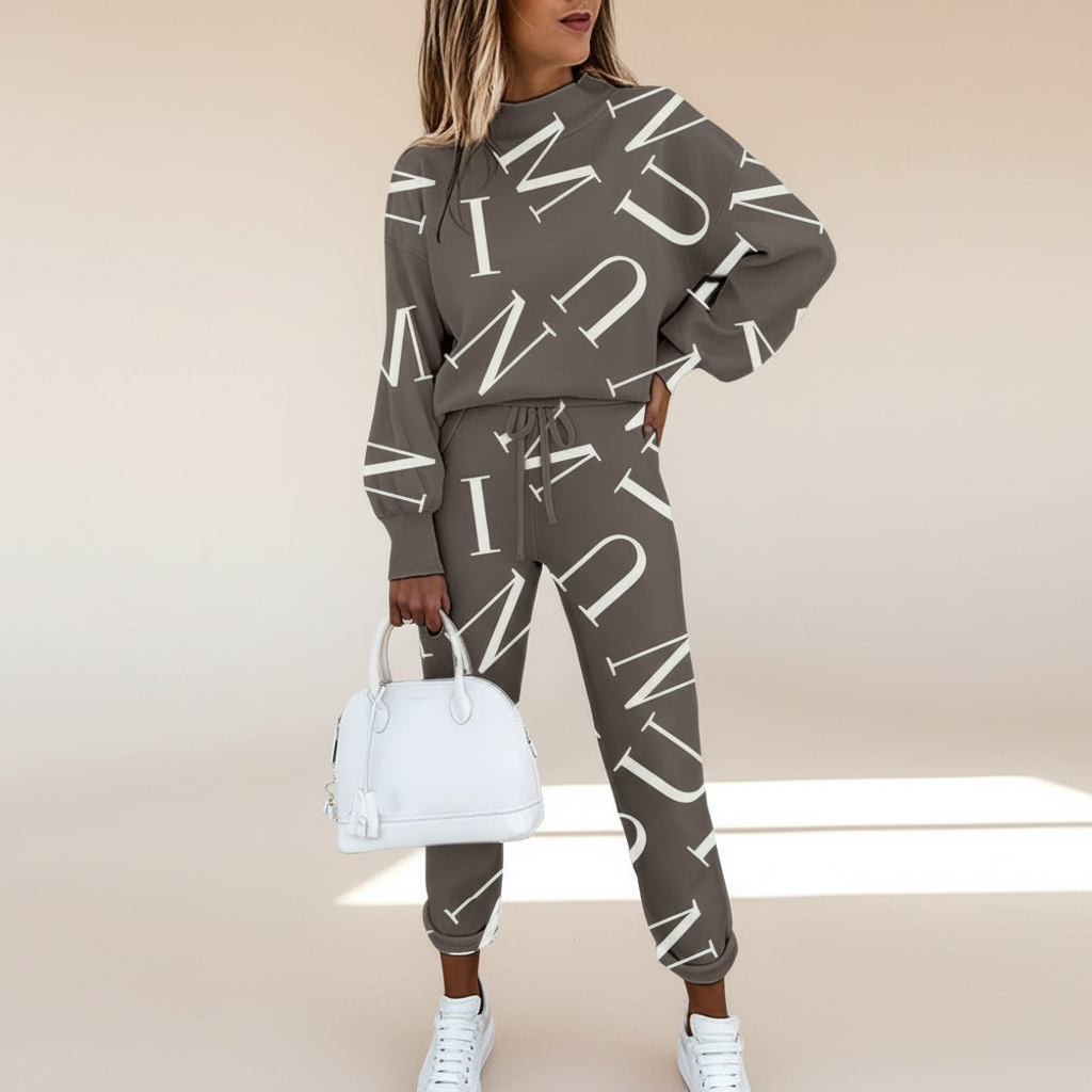Avenie - Ensemble de Pantalon Tendance
