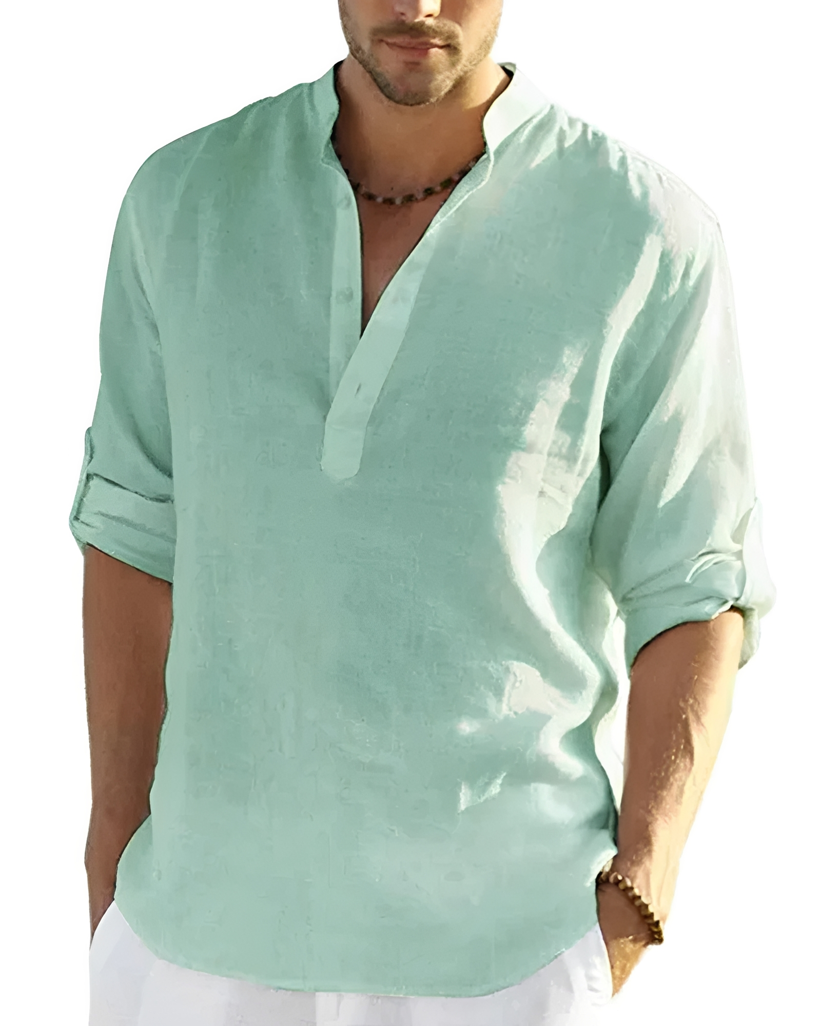 Tristan - Chemise agréable à col en V