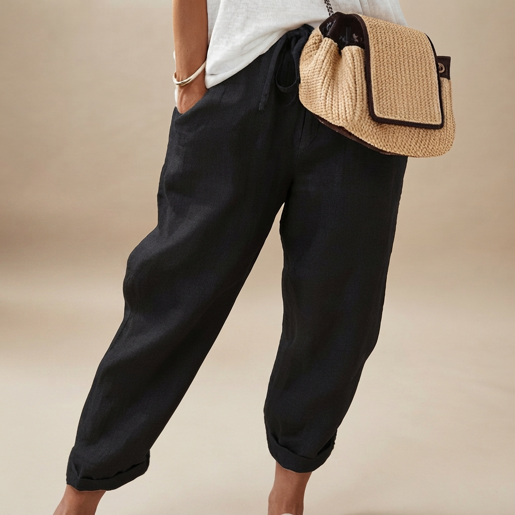 Martinie - Pantalon Relax à Cordon