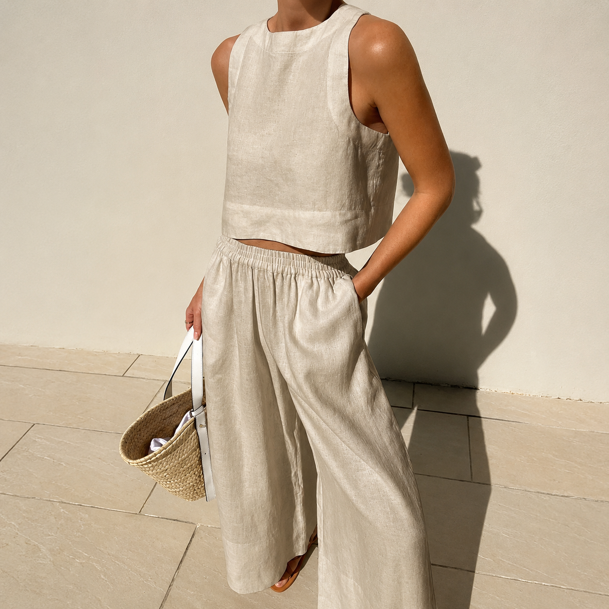 Thelma - Ensemble Relax Pantalon Coupe Large